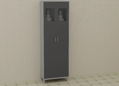 Шкаф металлический 800*450*2000  мм