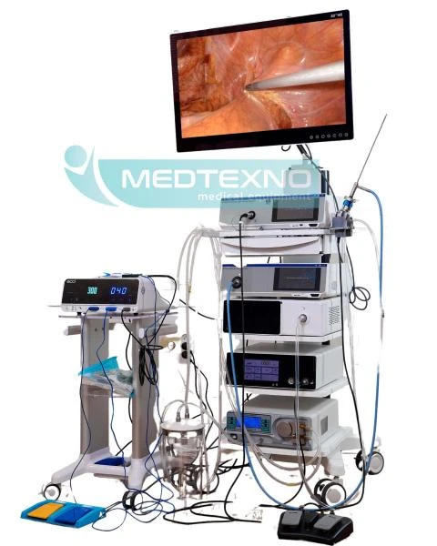 Эндовидеохирургическая стойка FULL HD с комплектующими и инструментами (бренд: SHENDA)