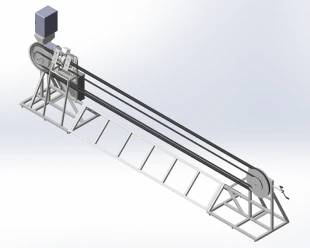 Ustanovka dlya ispitaniy na stoykost k mnogokratnomu izgibu, peregibu i peremotke kabeley :020796