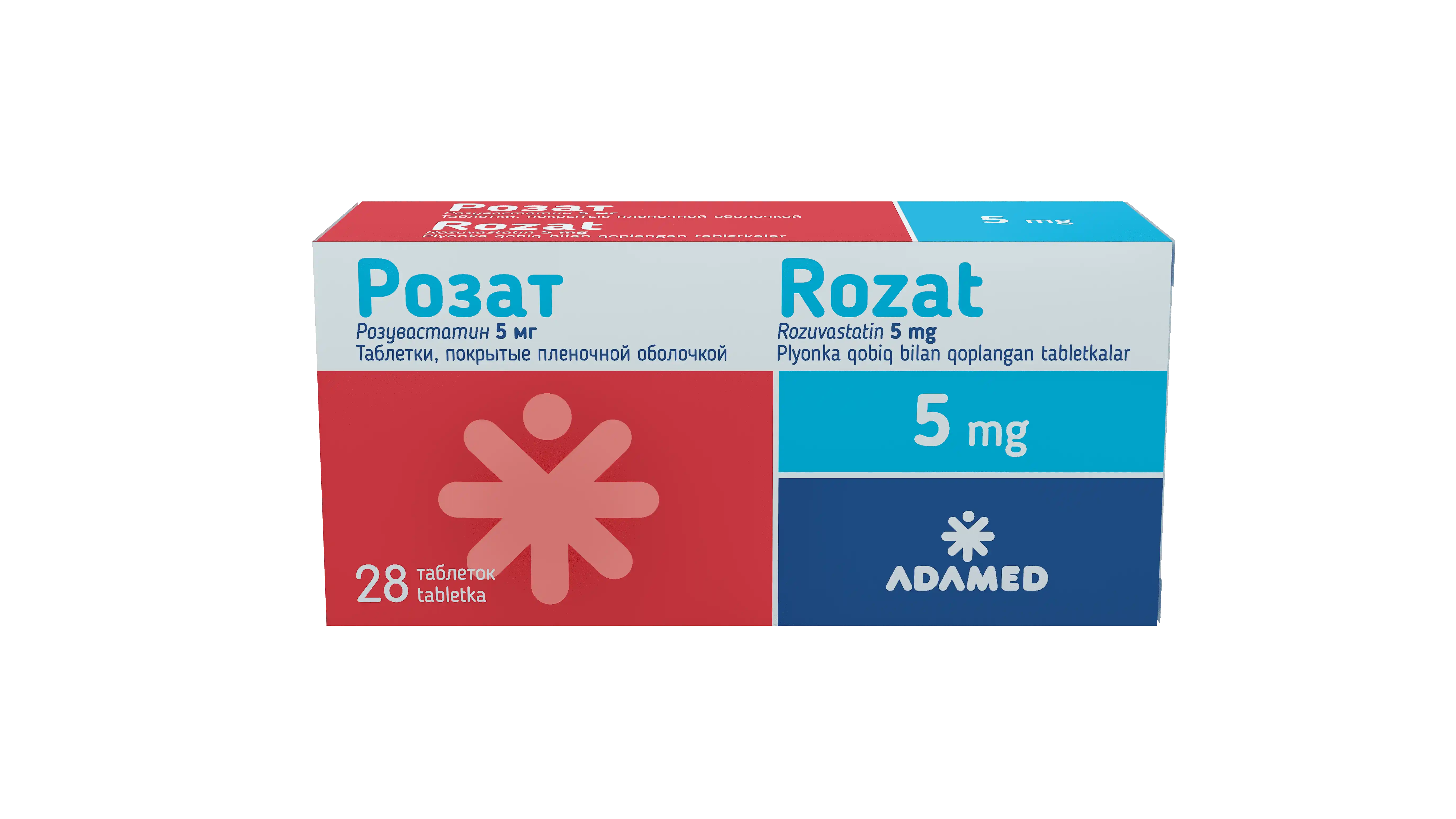 ROZAT tabletkalari 5mg N28
