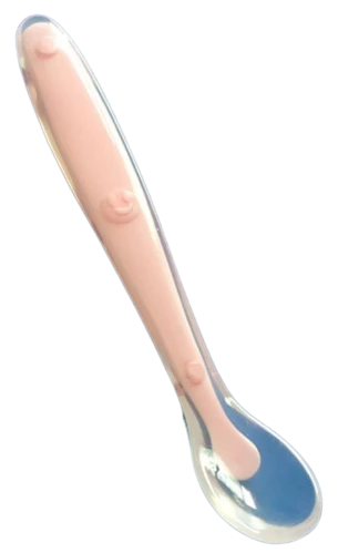 Детская ложка baby land для кормления, силиконовая, от 5 мес