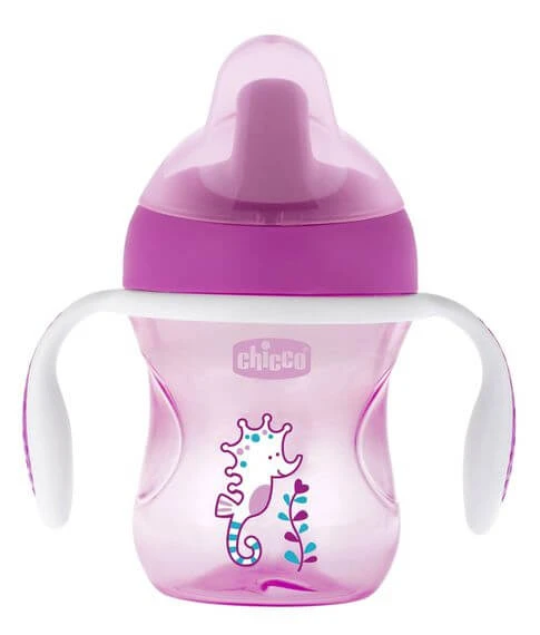 Поильник Chicco Training Rosa 200мл 6м+