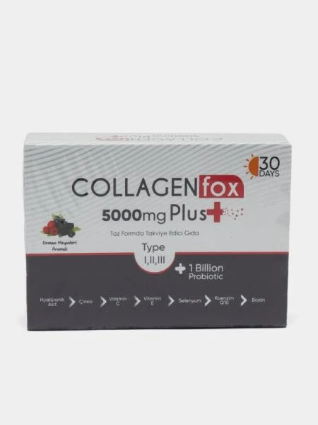 Kollagen tulki plyus vitaminlar bilan 5000 mg