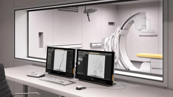 Angiograf Philips Azurion 3 , 15-dyuymli detektorli