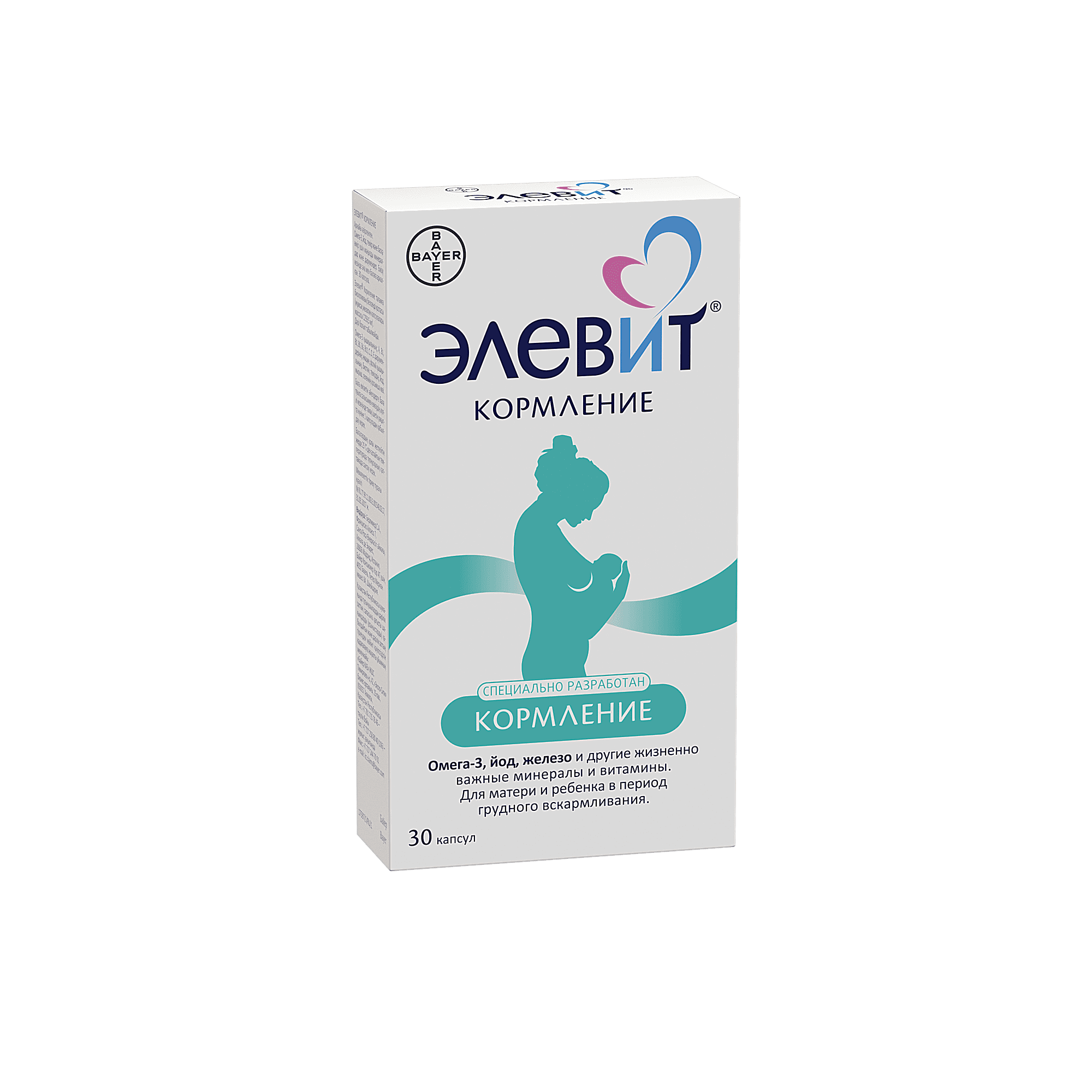 ELEVIT KORMLENIE kapsulalar 1259,5mg N30
