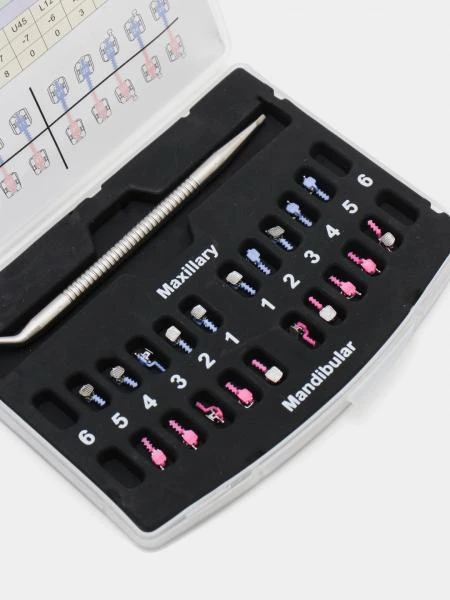 Breket Metal Self-ligating bracket with instrucment roth 022 345hook