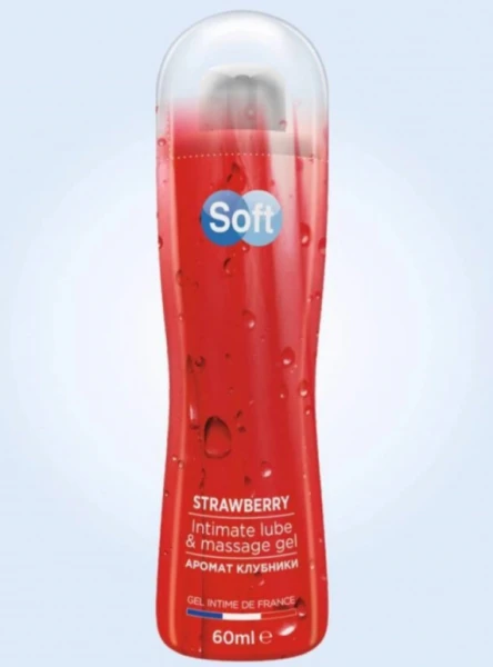 Гель-смазка Soft Strawberry, 60 мл