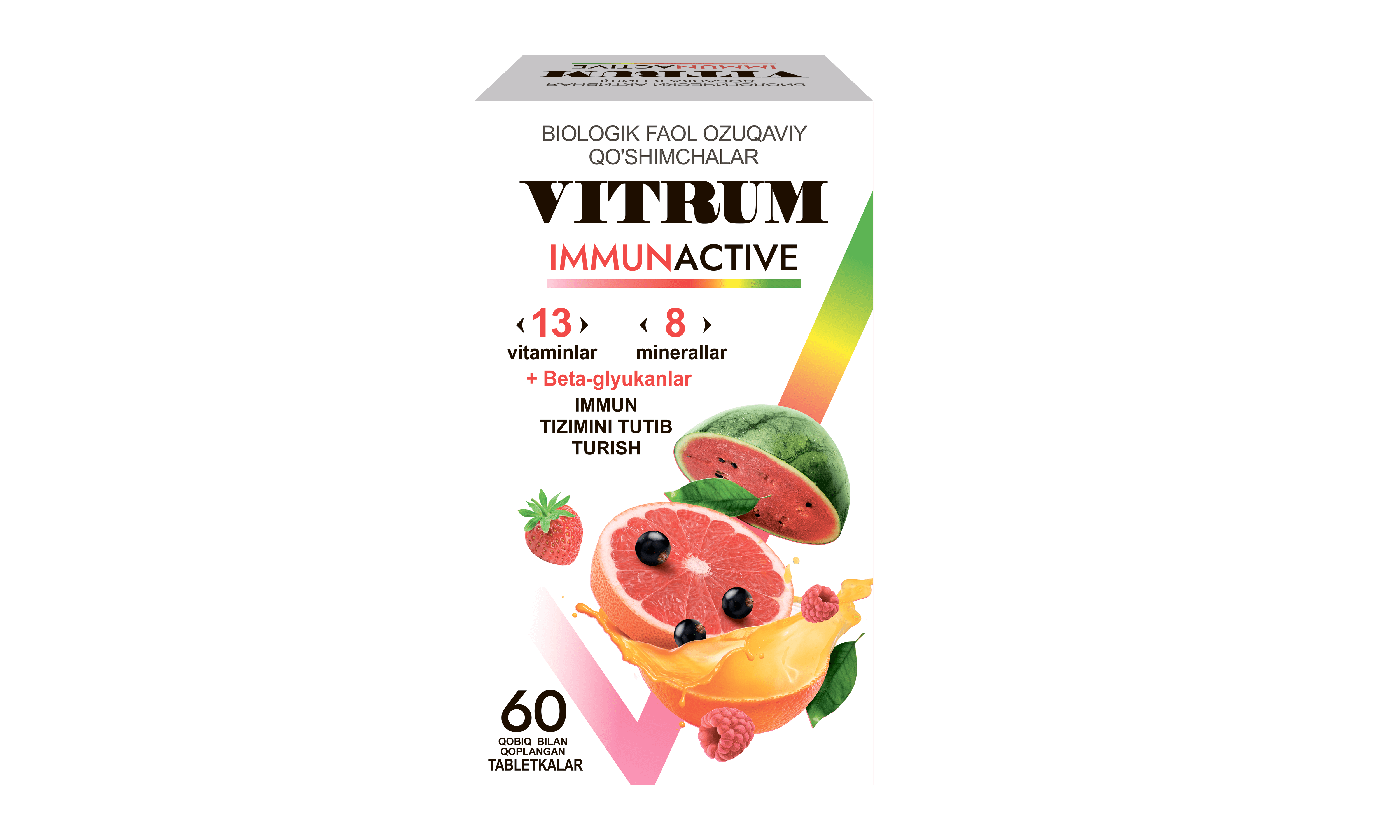 VITRUM IMMUNAKTIV tabletkalari N60