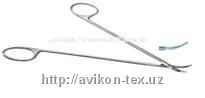 Ножницы сосудистые вертикально-изогнутые