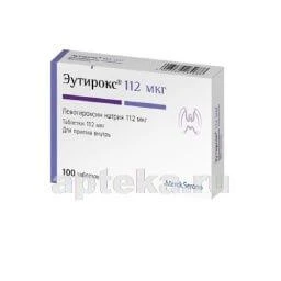 EUTIROKS tabletkalari 112mkg N100
