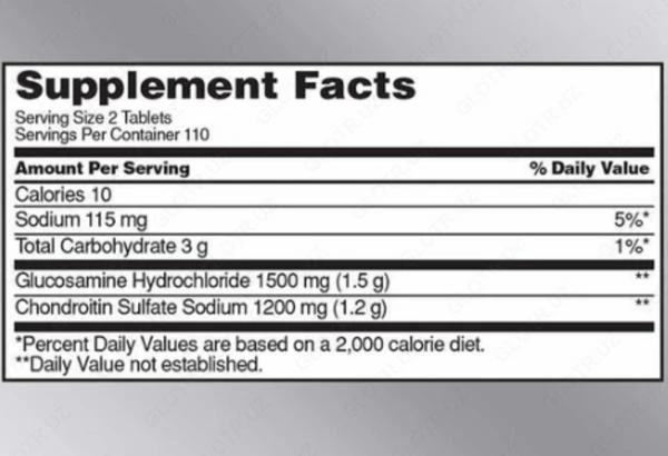 Таблетки для суставов Глюкозамин с Хондроитином Kirkland