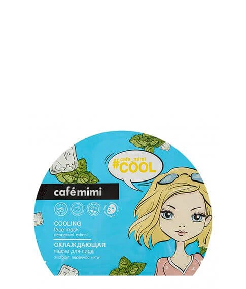 Oxlajdayushaya tkanevaya maska dlya lisa CAFÉ MIMI