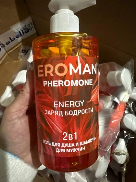 Гель для душа и шампунь с феромонами RELAX