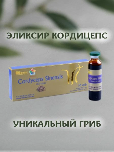 Эликсир Кордицепс в ампулах