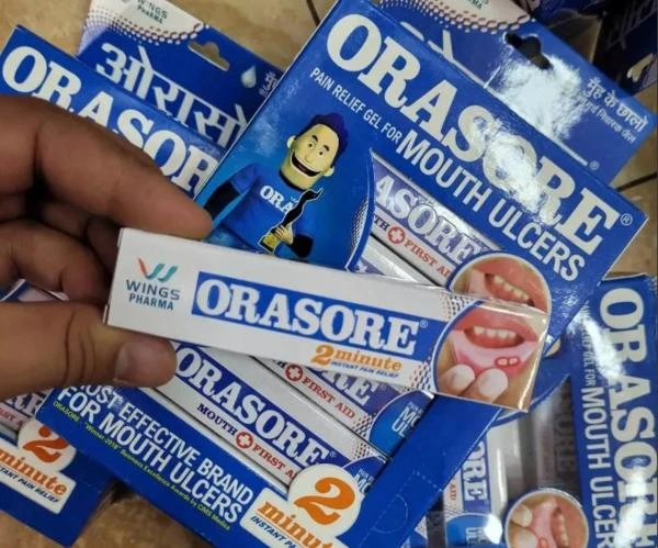 Гель Orasore против язв и стоматита во рту