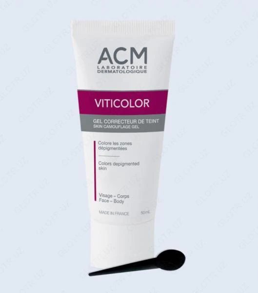 Vitiligo uchun Viticolor kamuflyaj geli