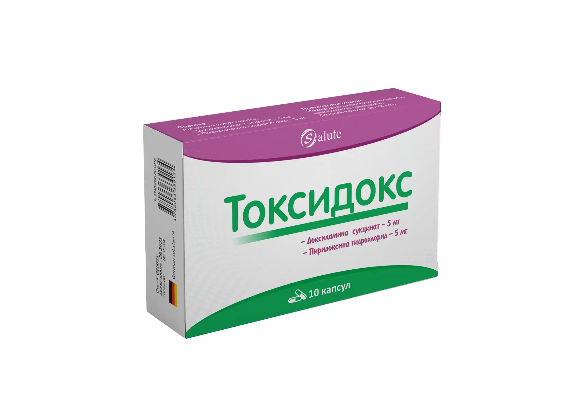 TOKSIDOKS kapsulalar  №10