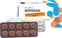 KORIZAN tabletkalari