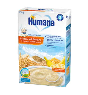 Molochnaya kasha 5 zlakov s biskvitom