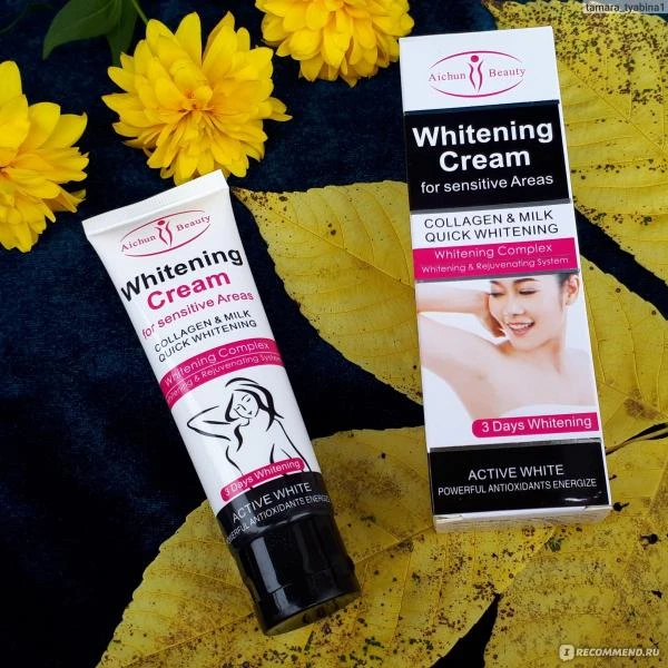 Отбеливающий крем для интимных зон Aichun Beauty