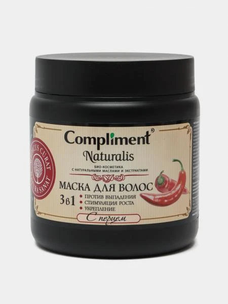 Qalampir bilan soch o'sishi niqobi Kompliment