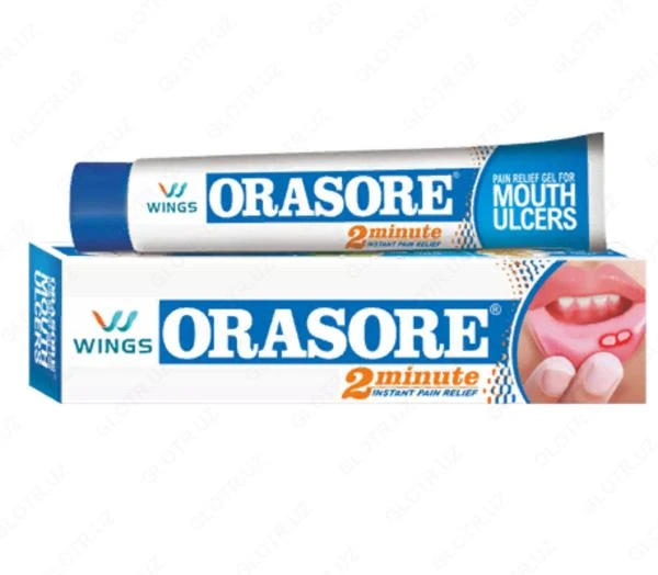 Og'iz yarasi uchun tezkor ta'sir qiluvchi jel "Orasore"