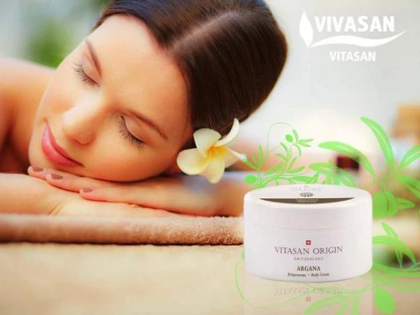 Krem dlya tela serii Argana Vivasan, Shveysariya