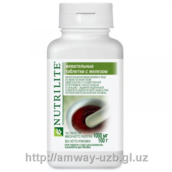 NUTRILITE жевательные таблетки с железом