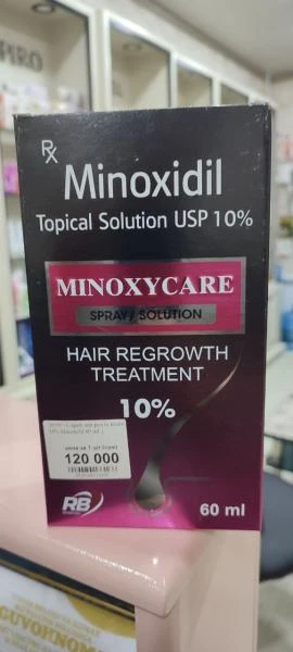 Soch o'stiruvchi super vosita Minoxycare Minoxidil 10%