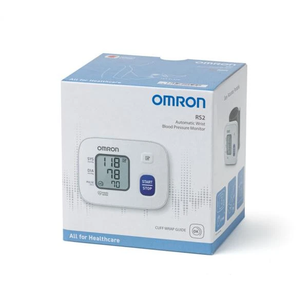 Тонометр Omron RS2, HEM-6161-E, измеритель артериального давления на запястье