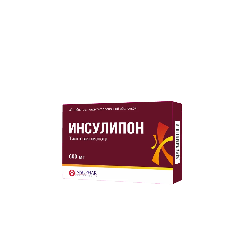 INSULIPON tabletkalari 600mg N30