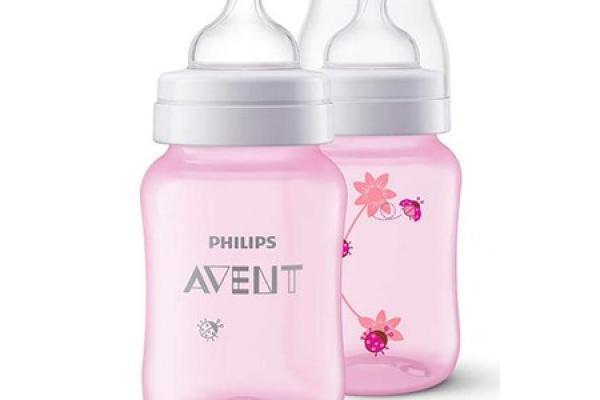 Rozovaya butilochka dlya kormleniya CLASSIC+ 260 ml 1sht. AV026