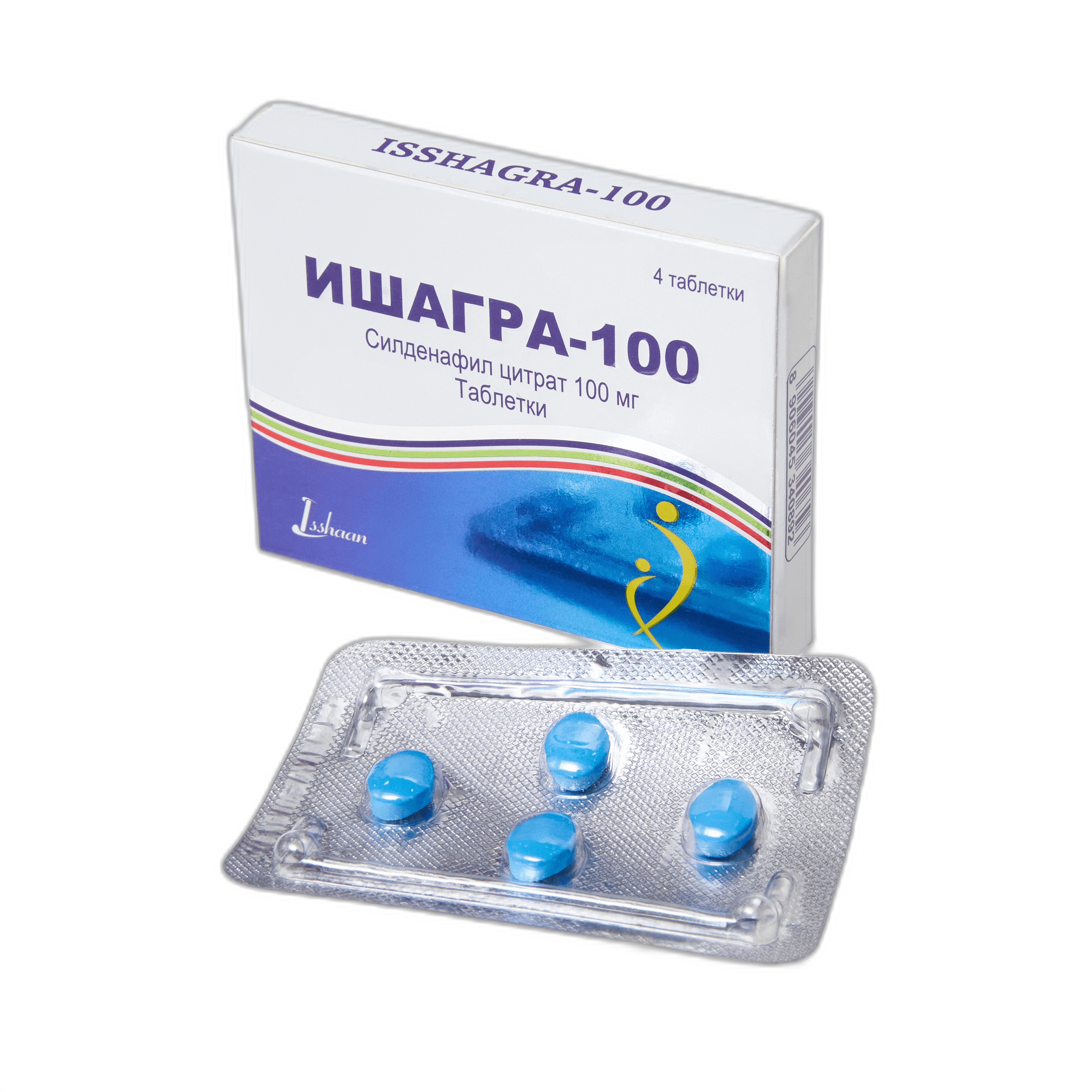 ИШАГРА 100 таблетки 100мг N4