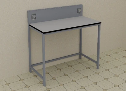 Laboratoriya stoli 1200*650*1050 mm, 1-model