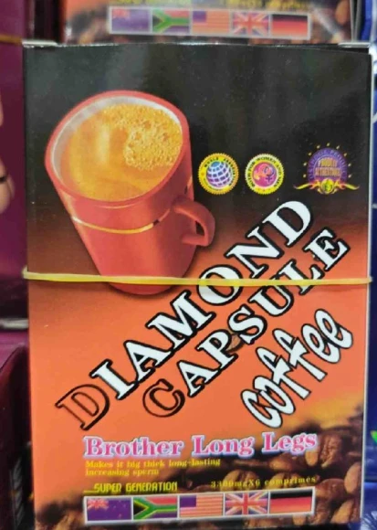 Diamond Capsule Coffee-erkak kuchining kuchliligi va chidamliligi uchun energiya qahvasi