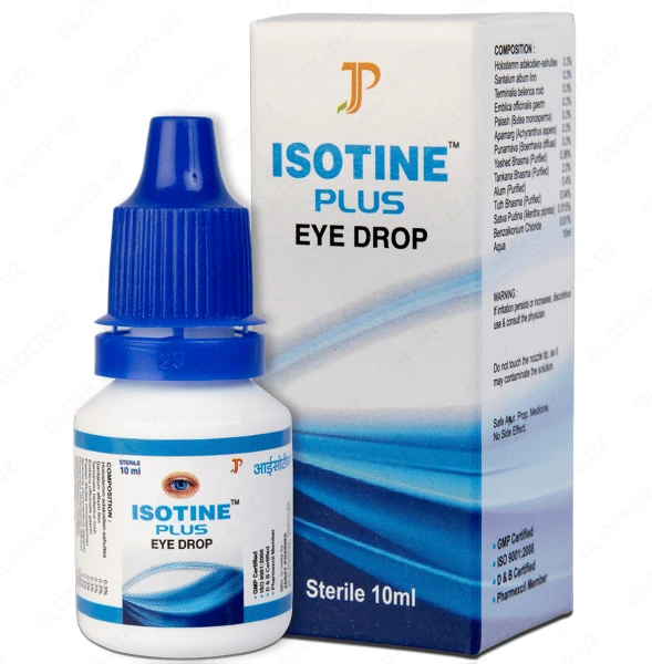 Аюрведические капли для глаз Айcотин Плюс (Isotine Plus)