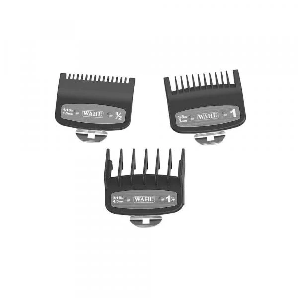 Набор насадок Wahl Premium Attachment Combs 3 Pack 3354-5001 для фейдинга, 1,5, 3, 4,5 мм