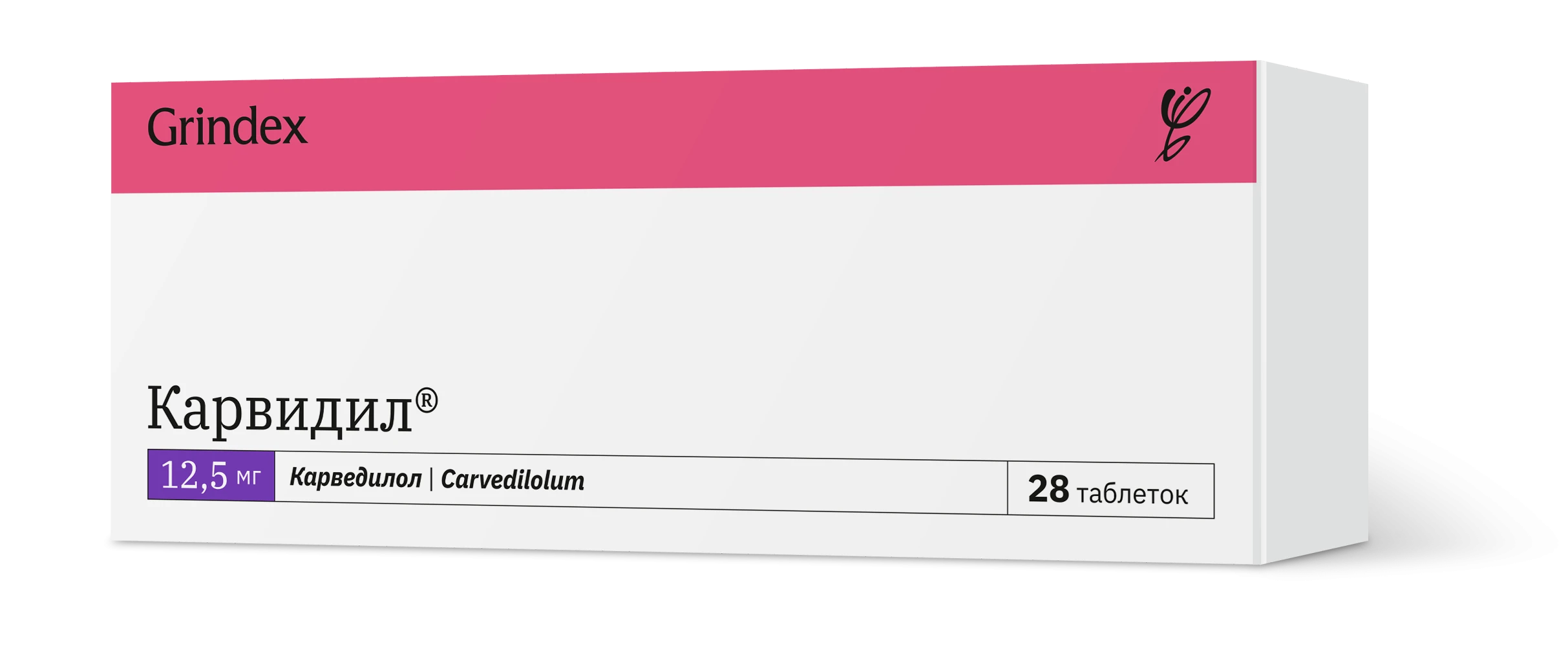 KARVIDIL tabletkalari 12,5mg N28