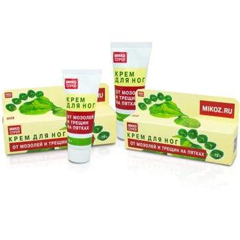Микоспрей Крем для ног от мозолей и трещин 75м