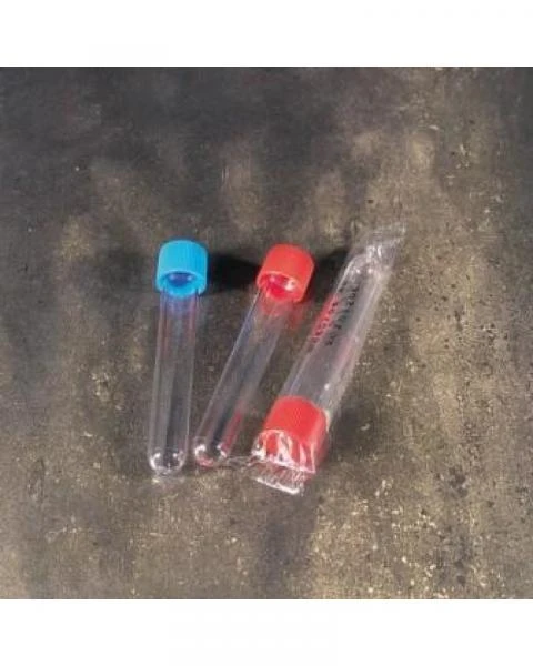 Probirka silindricheskaya s vintovoy siney krishkoy