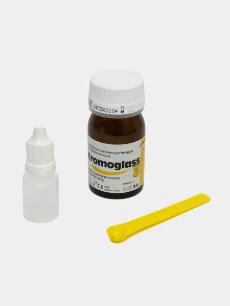 Stekloionomerniy sement Kromoglass 3 glass ionom (35 g)