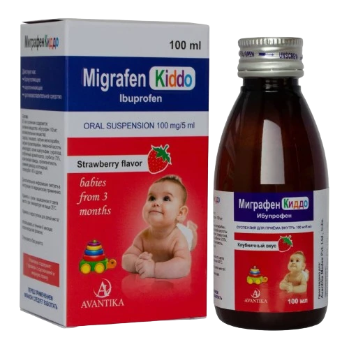 MIGRAFEN KIDDO suspenziyasi 100 mg N1