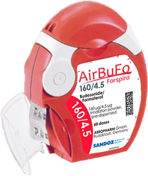 ERBUFO FORSPIRO poroshok 160 mkg/4,5 mkg 60 doz