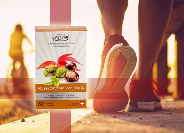 Конский каштан и виноградные листья Vivasan, Швейцария