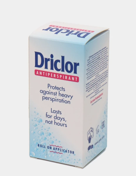 Antiperspirant Driclor, 20 ml
