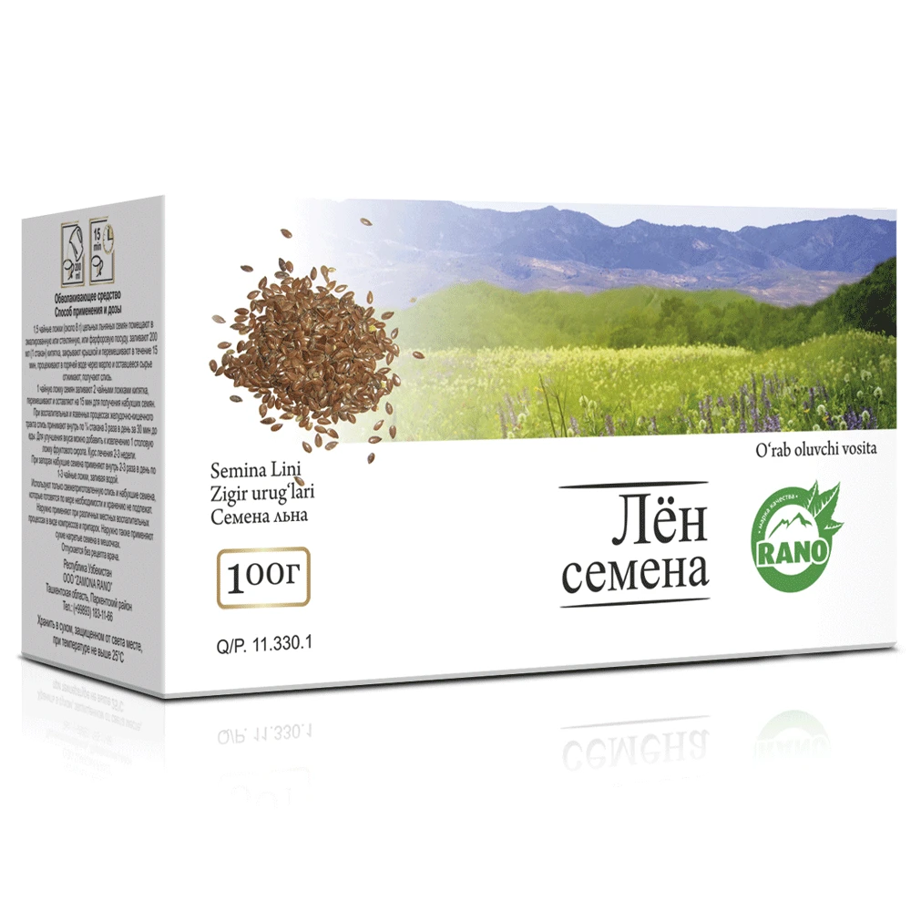 СЕМЕНА ЛЬНА РОССЫПЬ 100г