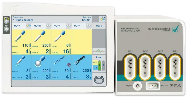 Elektroxirurgicheskiy generator G400, Germaniya
