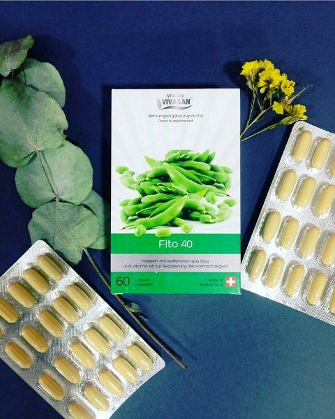 Фито-40 (изофлавоны сои в капсулах) Vivasan, Швейцария
