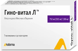 ГИНО ВИТАЛ Л суппозитории 750мг/200мг N7