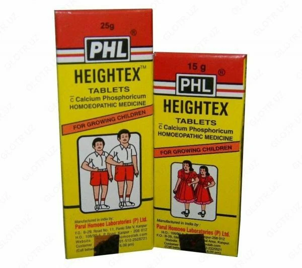 Heightex o'sish tabletkalari